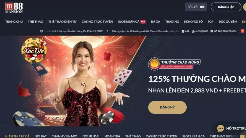 Cập nhật những khuyến mãi xóc đĩa M88 cho bet thủ