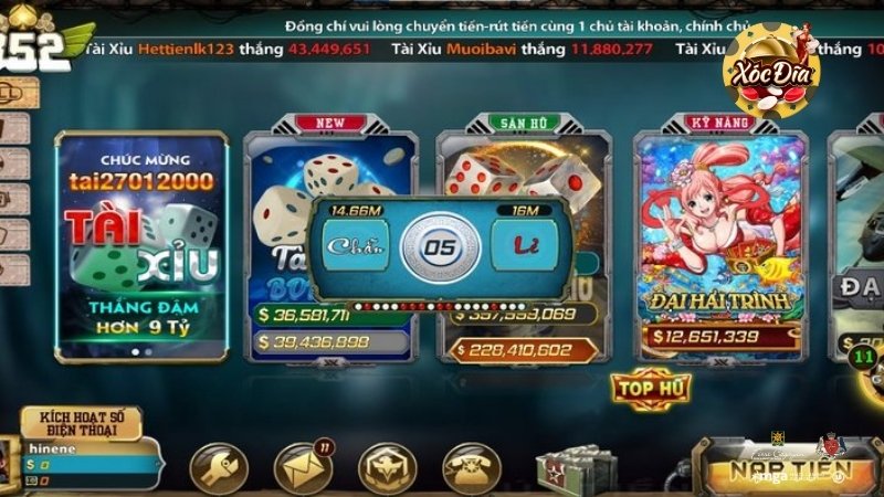 Ưu điểm nổi bật của Xóc Đĩa B52 Club