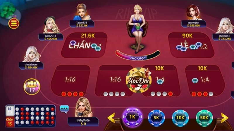 Những tính năng nổi bật trên Xóc Đĩa DA88